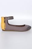 BC Shoes The Prep School Flat in Gray,Shoes for Women