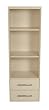 Offspring York 2 Drawer Bookcase, Linen