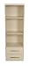 Offspring York 2 Drawer Bookcase, Linen