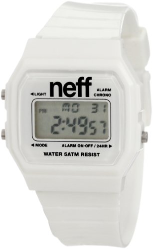 Neff Men's F11704-White Old School Flava White Watch