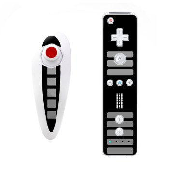 Retro Design Nintendo Wii Nunchuk + Remote Controller Protector
