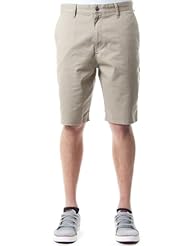 Apparel: Volcom Mens Frickin Modern Stretch Short, Khaki, 36 - Volcom Young Men's