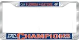 2007 Final Four Champions Florida Gators Metal License Plate Frame