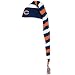Chicago Bears Navy Blue Striped Toboggan Hat by Reebok