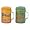 image Yellow and Green Retro Salt & Pepper Shaker Cans