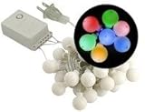 Linkable Color Changing LED RGB Ball String Christmas Xmas Lights Belt Light, 2063rgb