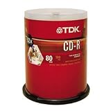 TDK CDR Recorder 650MB 74Min Blank Shiny Surface (1-Pack)