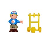 Fisher Price ABC Delivery Truck Driver and Dolly