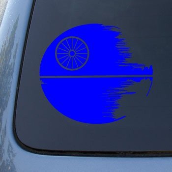  DEATH STAR - Star Wars - Vinyl Decal Sticker #A1391 | Vinyl Color: Blue