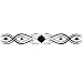 TRIBAL DESIGN No. 1 Arm Band Temporary Tattoo 1.5x9