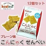 カルイット　こんにゃくせんべい（プレーン）　12個セットの画像