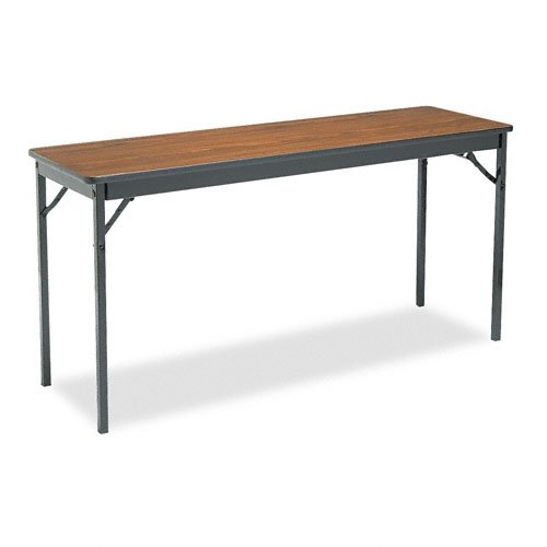 Barricks Special Size Folding Table, 60 x 18 x 30h, Walnut Laminate Top CL1860WA / BRKCL1860WA