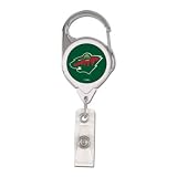 Minnesota Wild Retractable Badge Holder Keychain