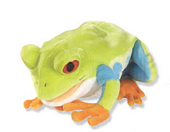 31J19JA5N5L Stuffed Red Eyed Tree Frog Body Puppet 12