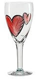 Kosta Boda Hearts Wine Glass