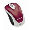 Microsoft Wireless Notebook Optical Mouse 3000 - Pomegranate Red