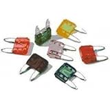 Littelfuse MIN15BP MINI 297 Series Fast-Acting Automotive Blade Fuse - Pack of 5