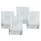 Block Monogram Double Old-Fashioned Glasses Set of 4