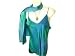  : ArtisanStreet's Hand Painted Silk Camisole. Blend Of Jade Green & Blue Complimented By Rhinestones.