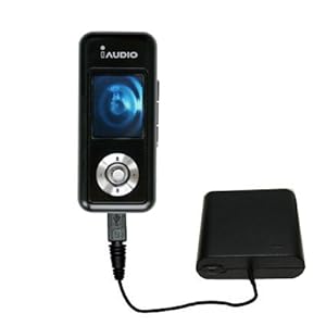 Portable Emergency AA Battery Charge Extender for the Cowon iAudio U3 - uses Gomadic TipExchange Technology