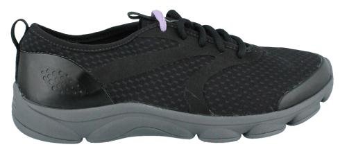 Women's Easy Spirit, Reinvent lightweight athletic Sneaker BLACK GRAY 7 M