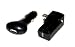 Premium USB Cars Auto Plug in Vehicle Cigarette Lighter Power of Charger and USB Home Travel Wall Charger with New Smart Ic Chip and Led Light Indicator Technology for Cowon S9 2gb 4gb 8gb Mp3 Music Player