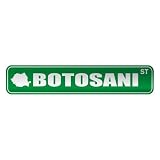  BOTOSANI ST  STREET SIGN CITY ROMANIA