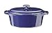 Kinetic Color Cast Iron 7 Quart Oval Roaster - Blue