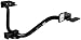 CURT 13529 Class 3 Trailer Hitch, 2-Inch Receiver, Fits Select Chrysler Pacifica