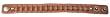Genuine Leather Bracelet - Length: 9" - Width: 20 mm