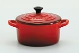 Le Creuset Stoneware Petite 0.25 litre Round Casserole, Cerise