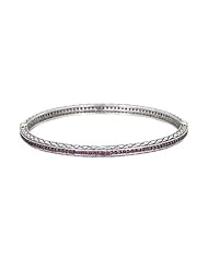 Effy Jewlery Balissima Sterling Silver & Gold Ruby Bangle, 1.63 TCW