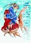 Ah! My Goddess V, Art Poster by K. Fujishin