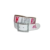 Ed Hardy - Ed Hardy Womens rock and roll white belt - NEW S/S 08 Collection.