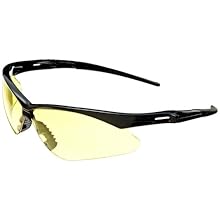 Kimberly Clark Jackson Safety V30 Nemesis Amber Lens Safety Eyewear with Black Frame (Case of 12)