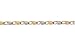 9ct 43cm Yellow Giant Barleycorn Necklace