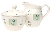 Pfaltzgraff Cloverhill Floral Sugar and Creamer Set