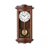 Seth Thomas Oak Pendulum Wall Clock with Seiko Chime