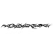 Thorny Braid 12" Arm Accent Temporary Tattoo Body Art
