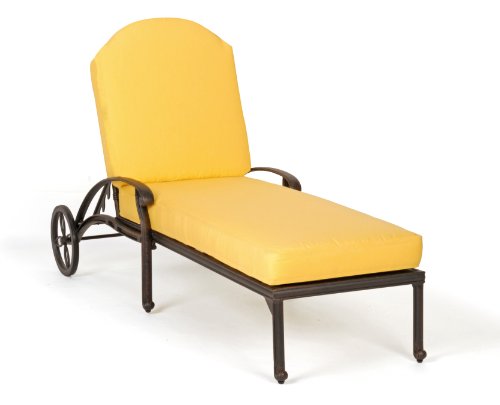 Caluco Florence Single Chaise Cast Aluminum - 777-9