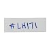 Aviditi LH171 Magnetic Warehouse Labels Strip, 3" Length x 1" Width, White (Case of 25)