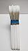 Merrick C87161PH WHT Super Heavy Weight White Tubular Hangers with Hooks