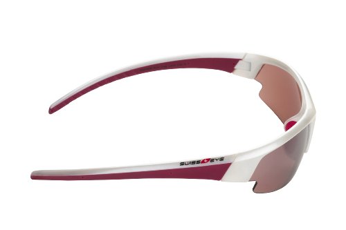 Swiss Eye Gardosa Evolution Unisex Sports Sunglass - Pearl White/Purple, Small