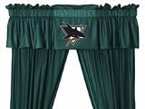 San Jose Sharks Coordinating Ruffled Valance by Kentex