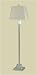 AF Lighting 6675-FL Crystal / Chrome Cluny Transitional 1 Light 61 Floor Lamp from the Candice Olson Cluny Collection