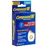 Compound W Compound-W One Step Pads For Feet 20 Medicated Pads