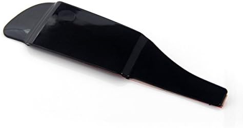 Mozix Car Side Mirror Rain Shield Protector with Wind-gap Black