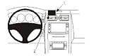 CPH-Brodit Cadillac XLR Brodit ProClip Center mount 2006 - 2009 Fits USA - #853859