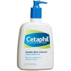 Cetaphil Gentle Skin Cleanser, For all skin types, 16-Ounce Bottles (Pack of 2)