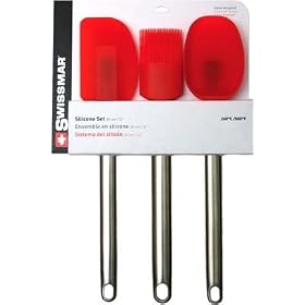 Red Silicone 3 Pc. Tool Set by Swissmar by Swissmar